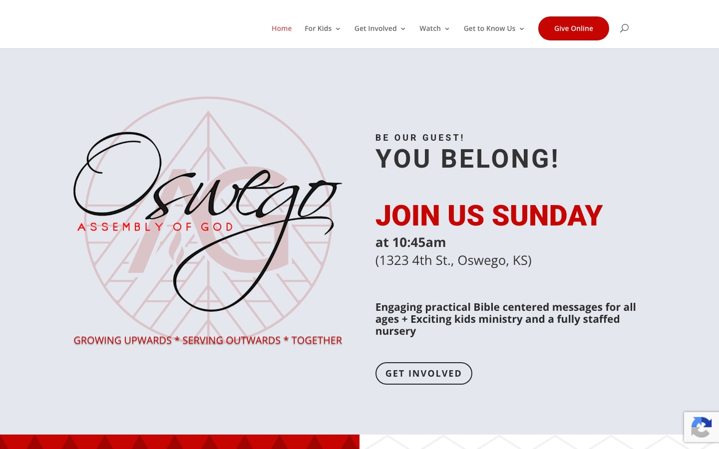 Oswego Assembly of God website homepage